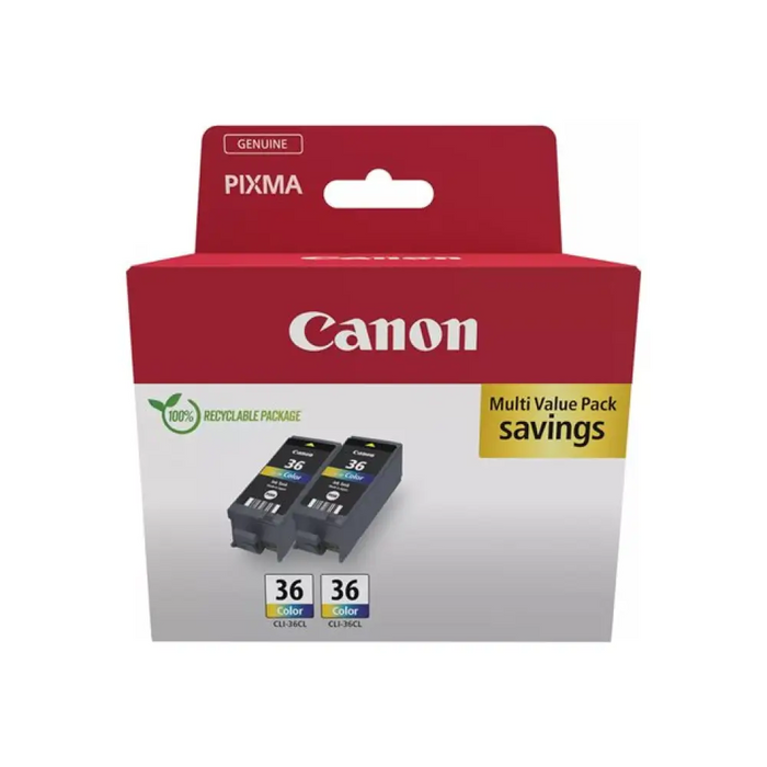 Двойна опаковка с мастилена касета CANON CLI-36