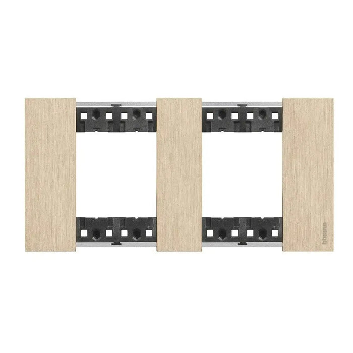 ДВОЙНА РАМКА LN KA4802M2ZW LIVING NOW BITICINO - ЗЛАТО