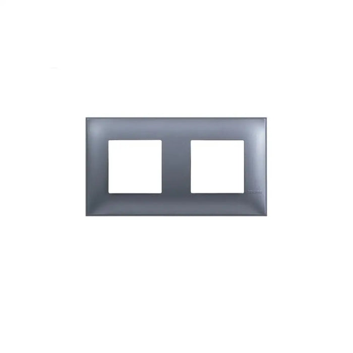 ДВОЙНА РАМКА R4802M2LM CLASSIA LEGRAND - СИН МЕТАЛИК