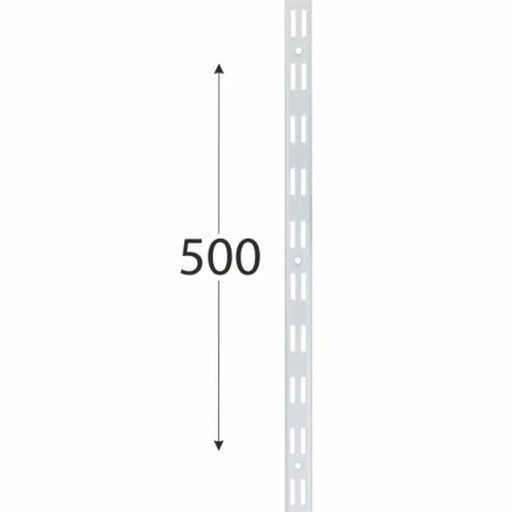 ДВОЙНА ШИНА 500MM БЯЛА