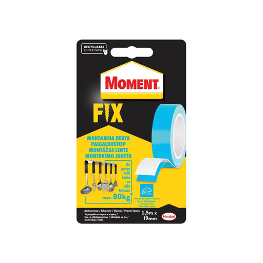 ДВОЙНОЛЕПЯЩА МОНТАЖНА ЛЕНТА 80 KG MOMENT Moment Fix