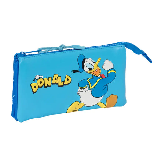 Двоен Моливник Donald Син 22 x 12 x 3 cm