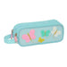 Двоен Моливник Moos Butterflies Светло син 21 x 8 x 6 cm