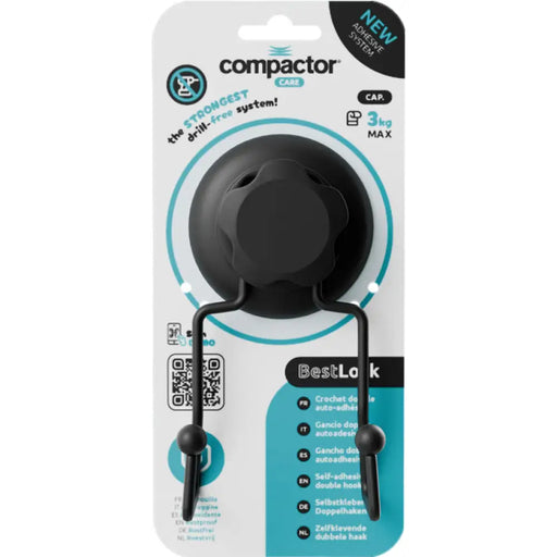 ДВОЙНА КУКА ВАКУУМ COMPACTOR BESTLOCK BLACK