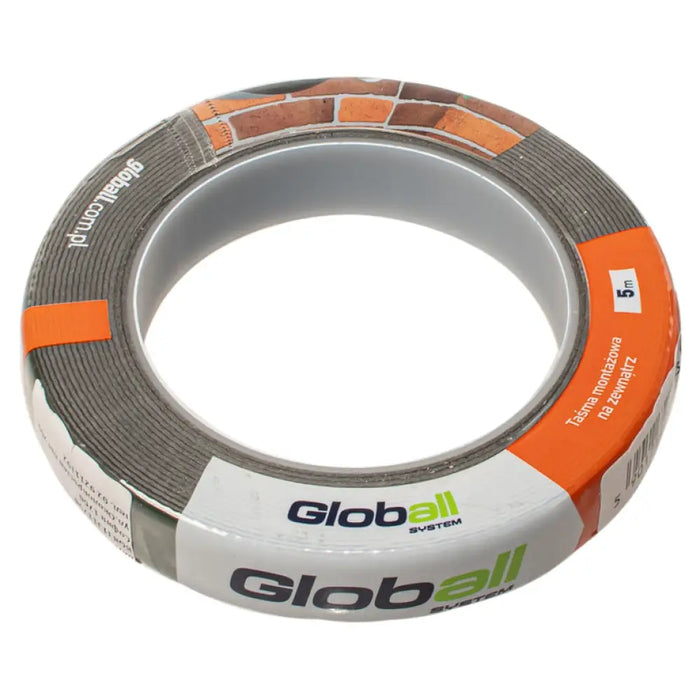 ДВОЙНОЛЕПЯЩА МОНТАЖНА ЛЕНТА ЕКСТЕРИОРНА 5 M X 19 MM GLOBALL