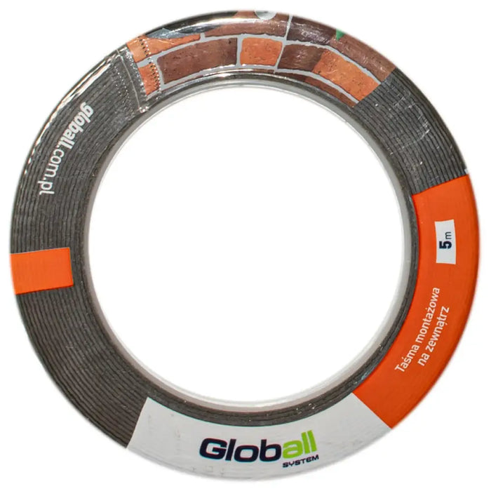 ДВОЙНОЛЕПЯЩА МОНТАЖНА ЛЕНТА ЕКСТЕРИОРНА 5 M X 19 MM GLOBALL