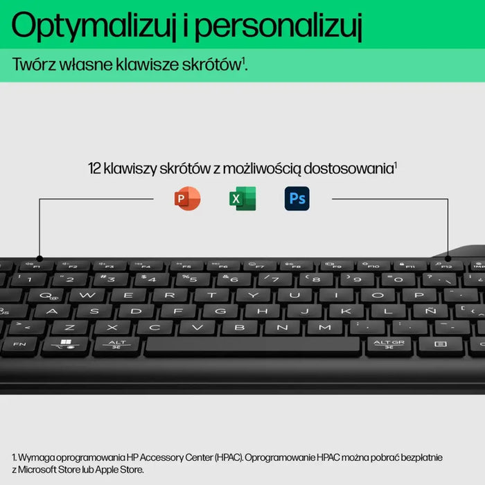 Двурежимна безжична клавиатура HP 475