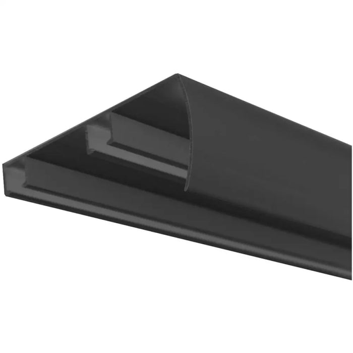 ДВУКАНАЛЕН АЛУМИНИЕВ КОРНИЗ GARDINIA ОЛЕА 300 СМ ЧЕРЕН