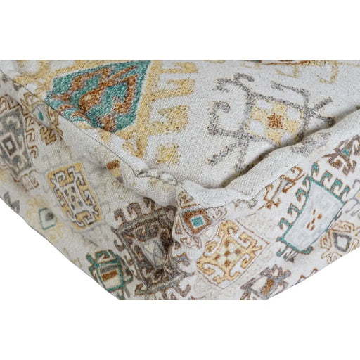 Двуместно канапе DKD Home Decor Жълт Кафяв Бежов 145 x 76 x