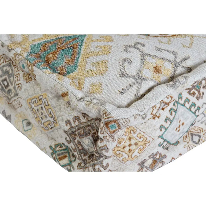 Двуместно канапе DKD Home Decor Жълт Кафяв Бежов 145 x 76 x