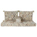 Двуместно канапе DKD Home Decor Жълт Кафяв Бежов 145 x 76 x