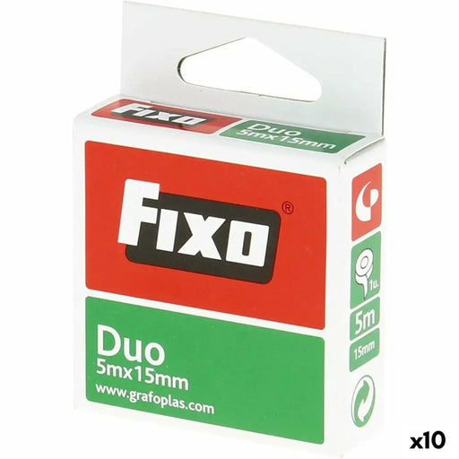 Двустранна Касета Fixo 15 mm x 5 m (10 броя)
