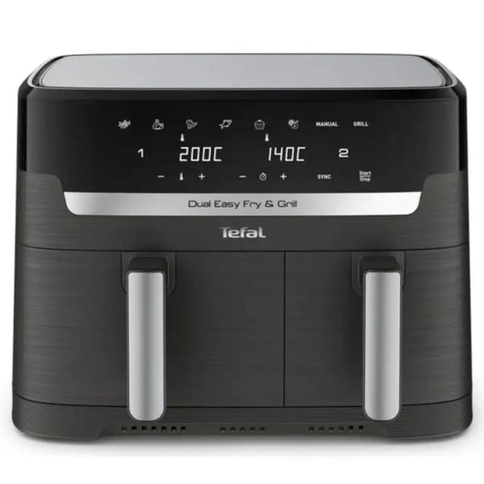 Двyзoнoв Фритюрник TEFAL Dual Easy Fry & Grill EY905B10