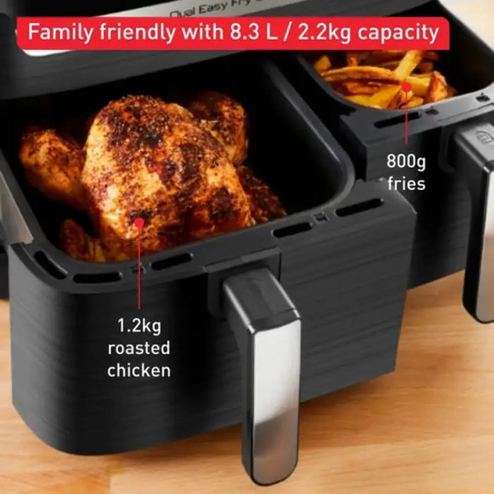 Двyзoнoв Фритюрник TEFAL Dual Easy Fry & Grill EY905B10