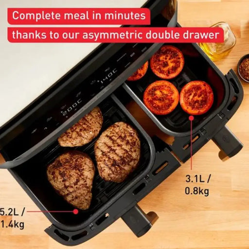 Двyзoнoв Фритюрник TEFAL Dual Easy Fry & Grill EY905B10