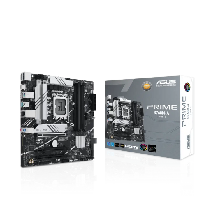 Дънна платка ASUS PRIME B760M-A-CSM DDR5 LGA 1700 mATX