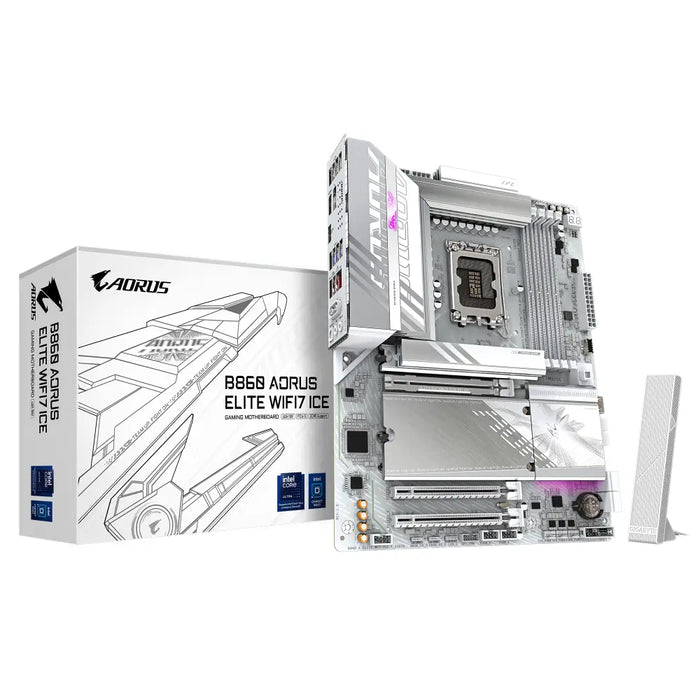Дънна платка GIGABYTE B860 AORUS ELITE WIF 7 ICE LGA 1851