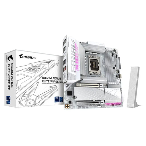 Дънна платка GIGABYTE B860M AORUS ELITE WF6E ICE