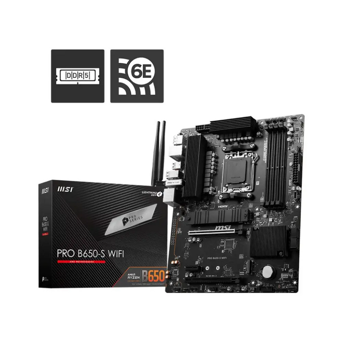 Дънна платка MSI PRO B650-S WIFI AMD B650 AMD AM5