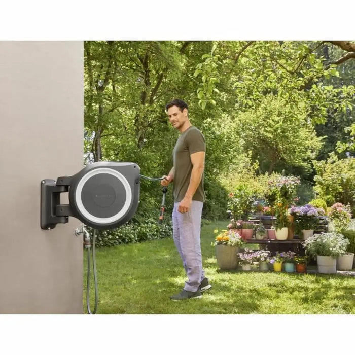 Държач на маркуч Gardena RollUp L Автоматичен Стена 30 m Ø