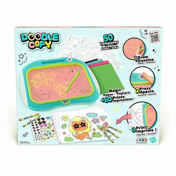Дъска за Писане 2 в 1 Canal Toys Doodle Copy Син Пластмаса
