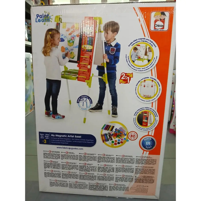 Дъска за Писане 2 в 1 Chicos 63 x 60 x 120 cm Сгъваем