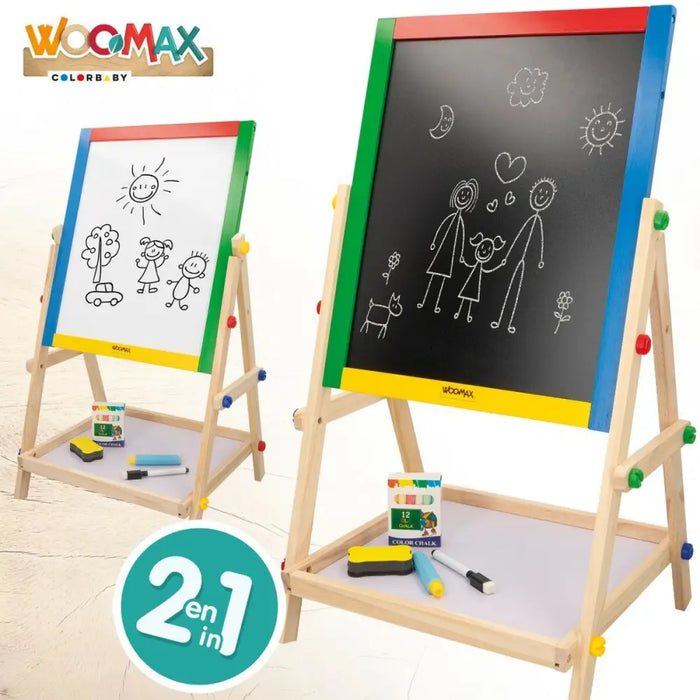 Дъска за Писане 2 в 1 Woomax 5 Части 37,5 x 65 x 30,5 cm 4