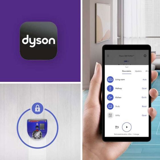 Прахосмукачка робот DYSON 360° Vis Nav (Bl/Nk) (304623-01)