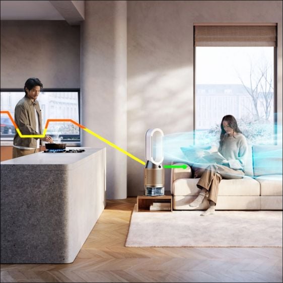 Пречиствател и овлажнител DYSON PH05 Wh/Gd (545007-01)