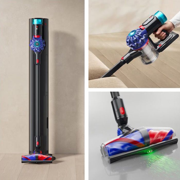 Прахосмукачка DYSON V10 Konical Moulded Vinca/Black + Док станция (594030-01)