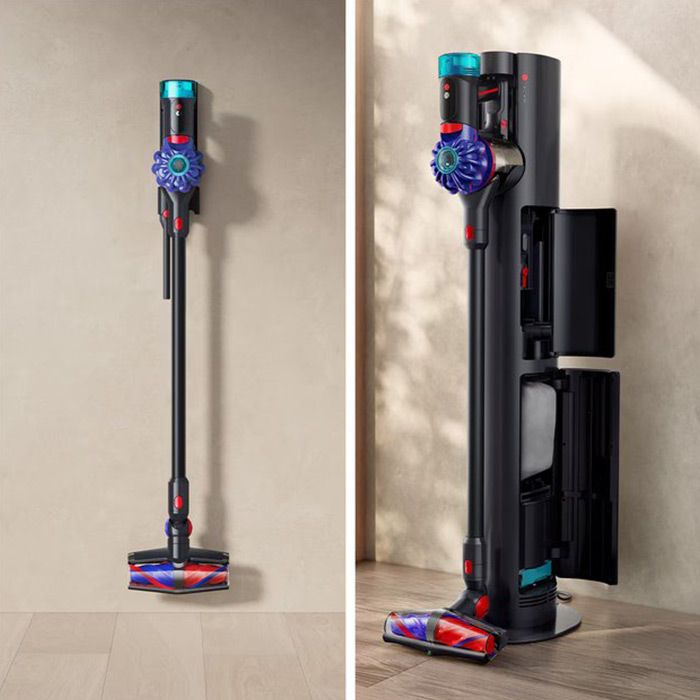 Прахосмукачка DYSON V10 Konical Moulded Vinca/Black + Док станция (594030-01)