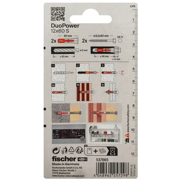 ДЮБЕЛ С ОПОРЕН ПРЪСТЕН FISCHER DUOPOWER