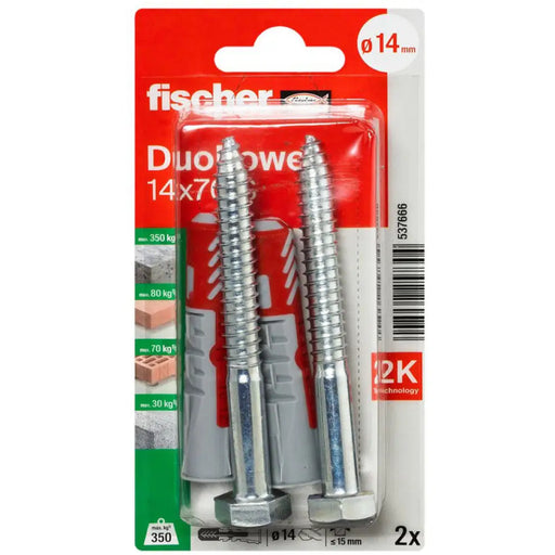 ДЮБЕЛ С ОПОРЕН ПРЪСТЕН FISCHER DUOPOWER