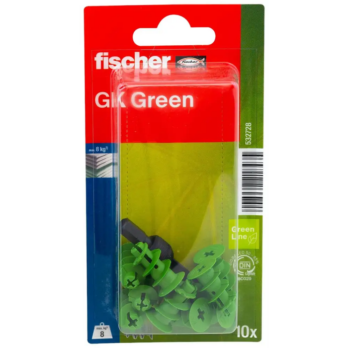 ДЮБЕЛ НАЙЛОНОВ ГИПСОКАРТОН GKGRK 10БР