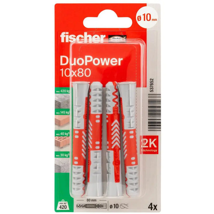 ДЮБЕЛ С ОПОРЕН ПРЪСТЕН 10X80 FISCHER K NV