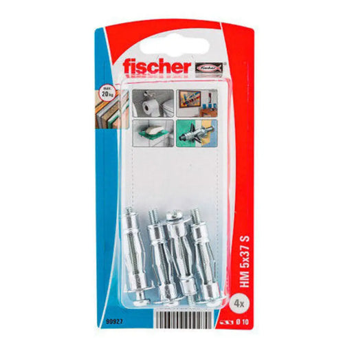 ДЮБЕЛ ЗА КУХИНИ Ф5X37ММ 4 БРОЯ FISCHER HM S