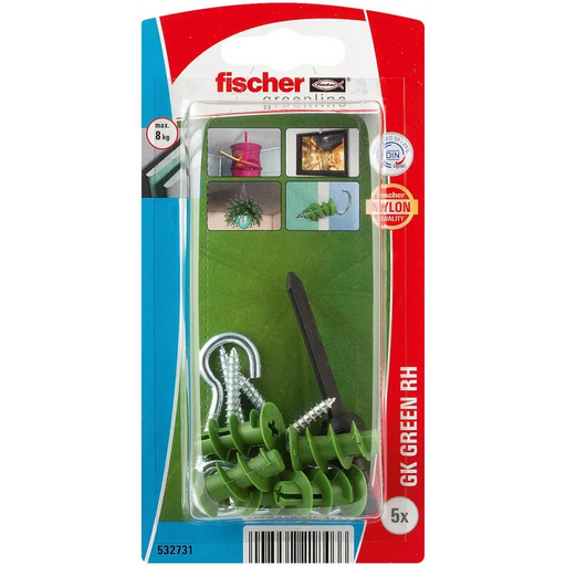 ДЮБЕЛ ЗА ГИПСОКАРТОН С КУКА GKGRRHK 5 БР