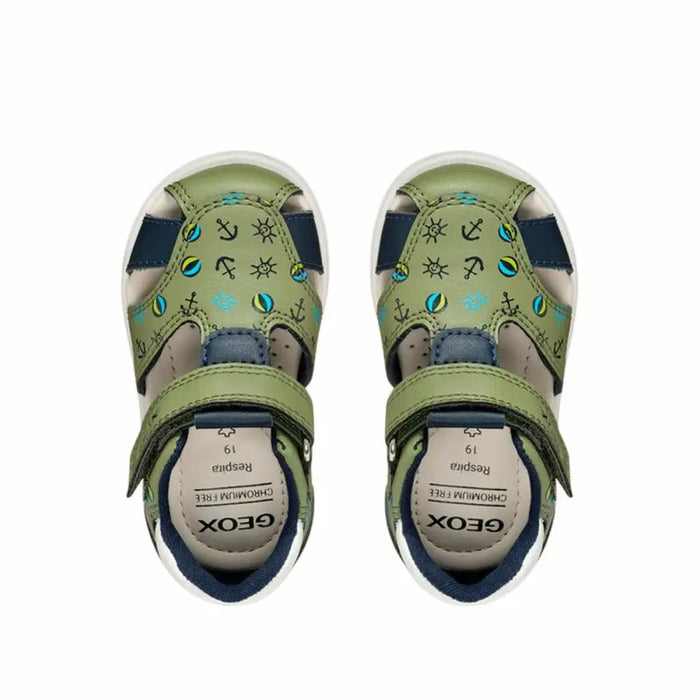 Джапанки за деца Geox Multy Маслина