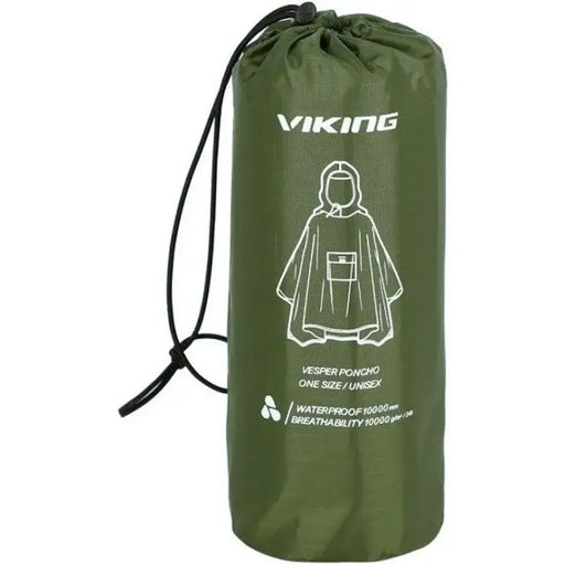 Дъждовно пончо за възрастни VIKING Vesper зелено Дъждовно