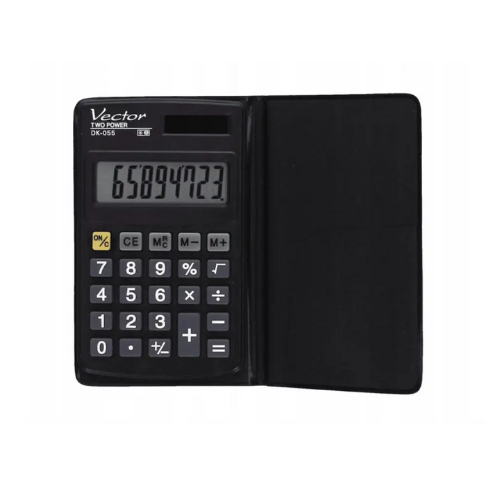 Джобен калкулатор Vector DK-055 черен