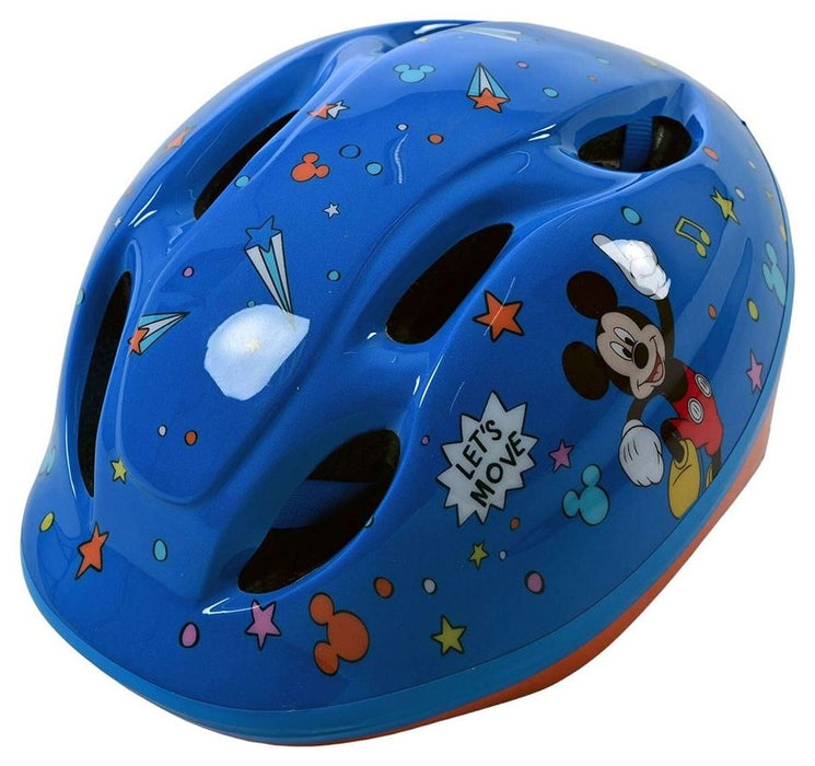 Детска каска E&L cycles - Mickey Mouse, 52-56 cm, синя