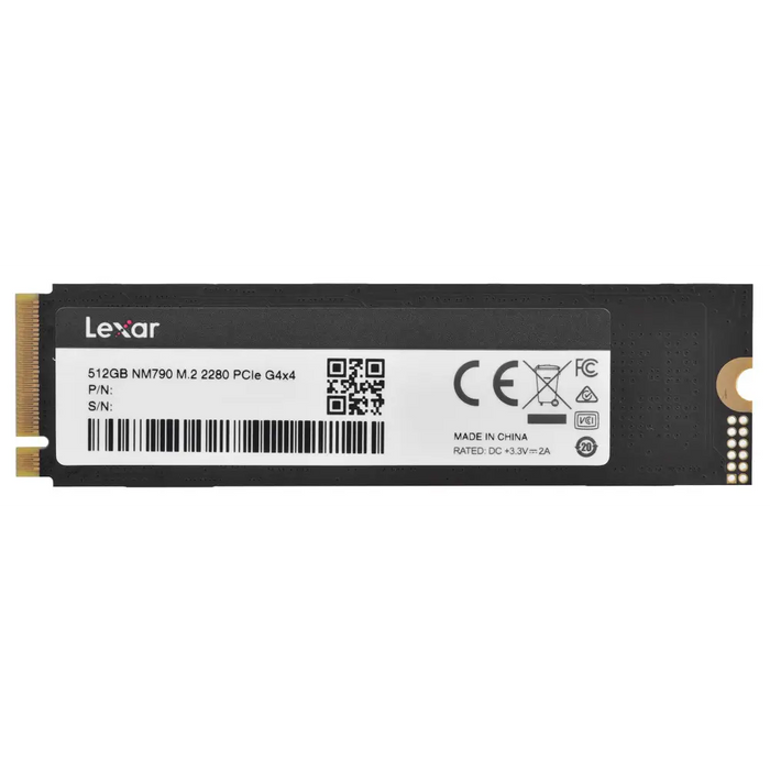 Lexar NM790 M.2 512 GB PCI Express 4.0 SLC NVMe