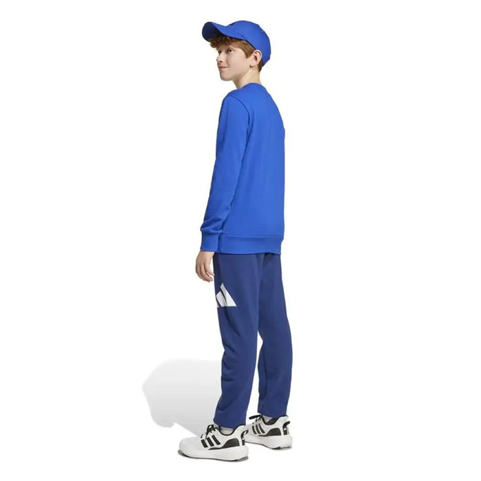 Детски Анцуг Adidas Big Logo French Terry Jog Син