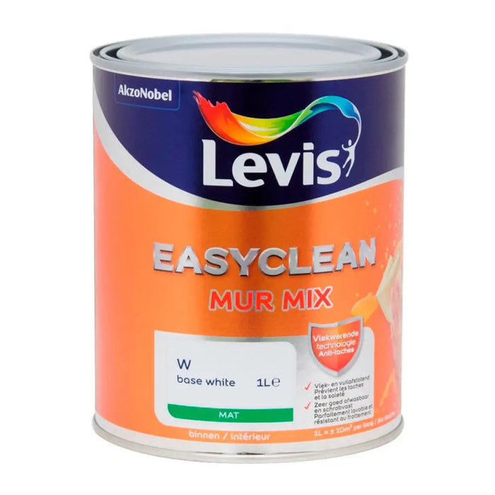EASYCLEAN MUR MAT 1 L ЛАТЕКСОВА БОЯ ЗА ТОНИРАНЕ LEVIS