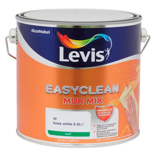 EASYCLEAN MUR MAT 2.5 L ЛАТЕКСОВА БОЯ ЗА ТОНИРАНЕ LEVIS