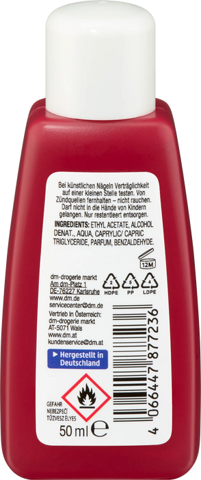 Лакочистител с аромат на череша, без ацетон, 50 ml
