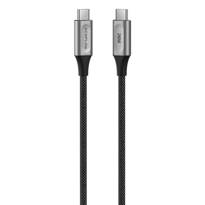 ECOFLOW RAPID Pro USB-C към USB-C кабел, 1.8 м, 240 W