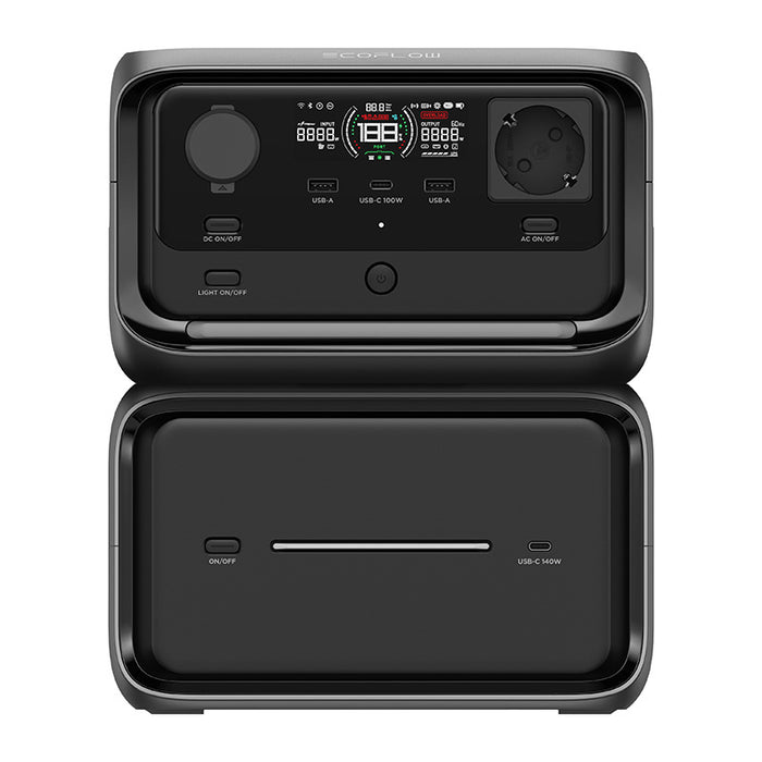 EcoFlow River 3 Max Plus 858Wh захранваща станция (безжична)