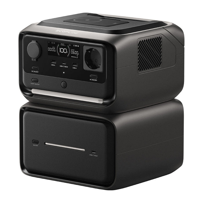 EcoFlow River 3 Max Plus 858Wh захранваща станция (безжична)
