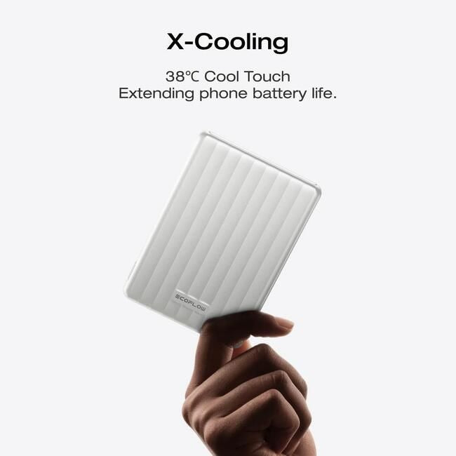 Портативна батерия EcoFlow – Rapid Mag, 5000mAh, черна